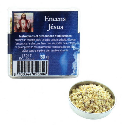 Encens religieux en grains du Sacré Coeur de Jésus